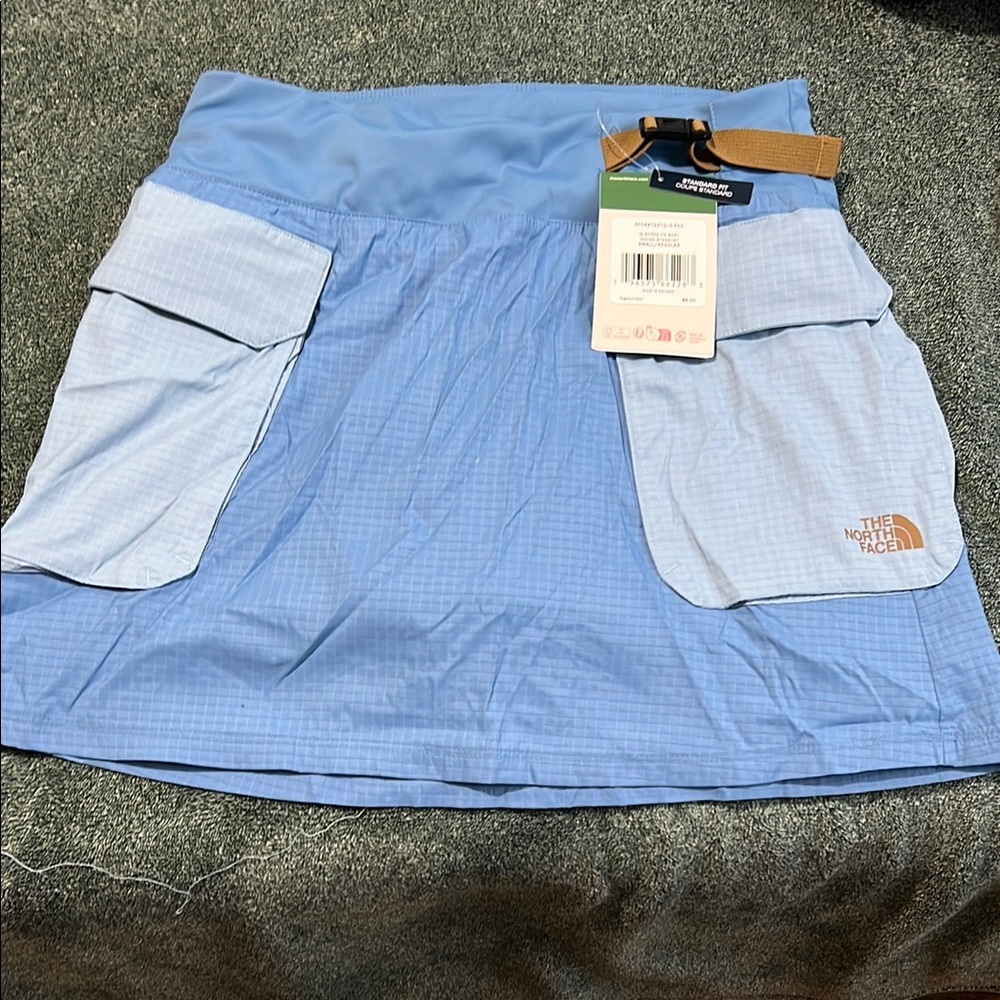 The North Face Light Blue Skirt with Pockets